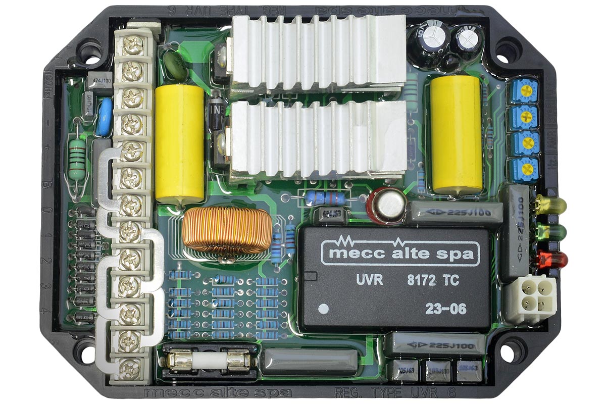 Регулятор напряжения Mecc Alte , UVR 6 / TYPE UVR 6 AVR Регулятор напряжения Mecc Alte , UVR 6 / TYPE UVR 6 AVR