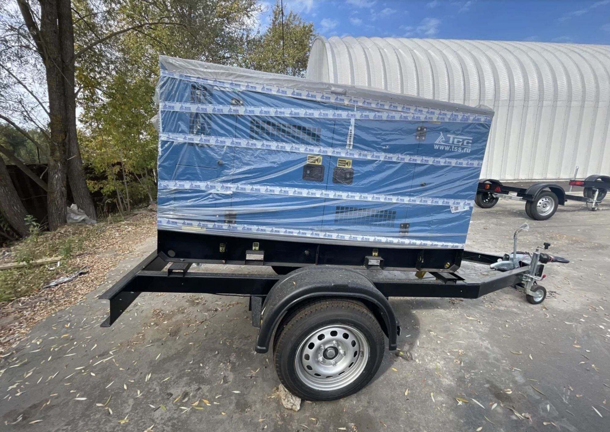 Дизельный генератор ТСС АД-20С-Т400-1РКМ11 на прицепе